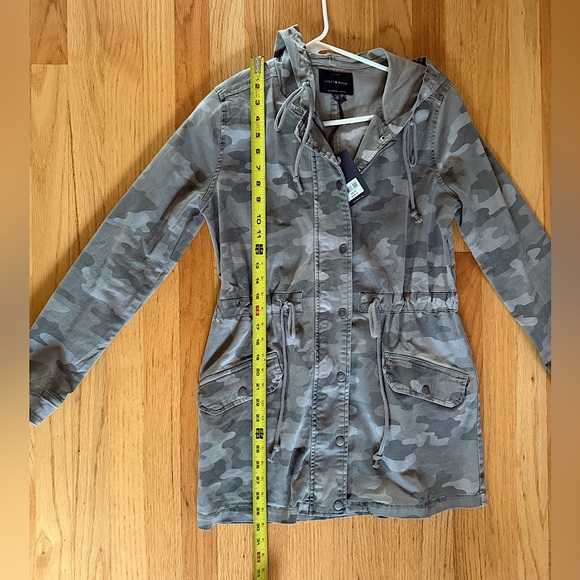 LUCKY BRAND ( NWT ) Olive Green Camo Hooded Jacket - Picture 11 of 13